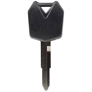 1340 スペアキー 2 Replacement Key Blank Fits 1985 1986 1987 Kawasaki Ninja